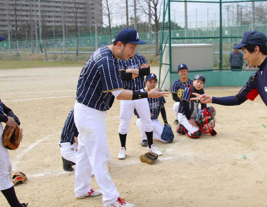 火炎車エンジェルス草野球写真