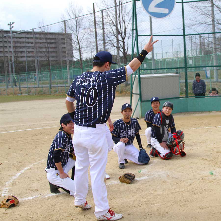 火炎車エンジェルス草野球写真