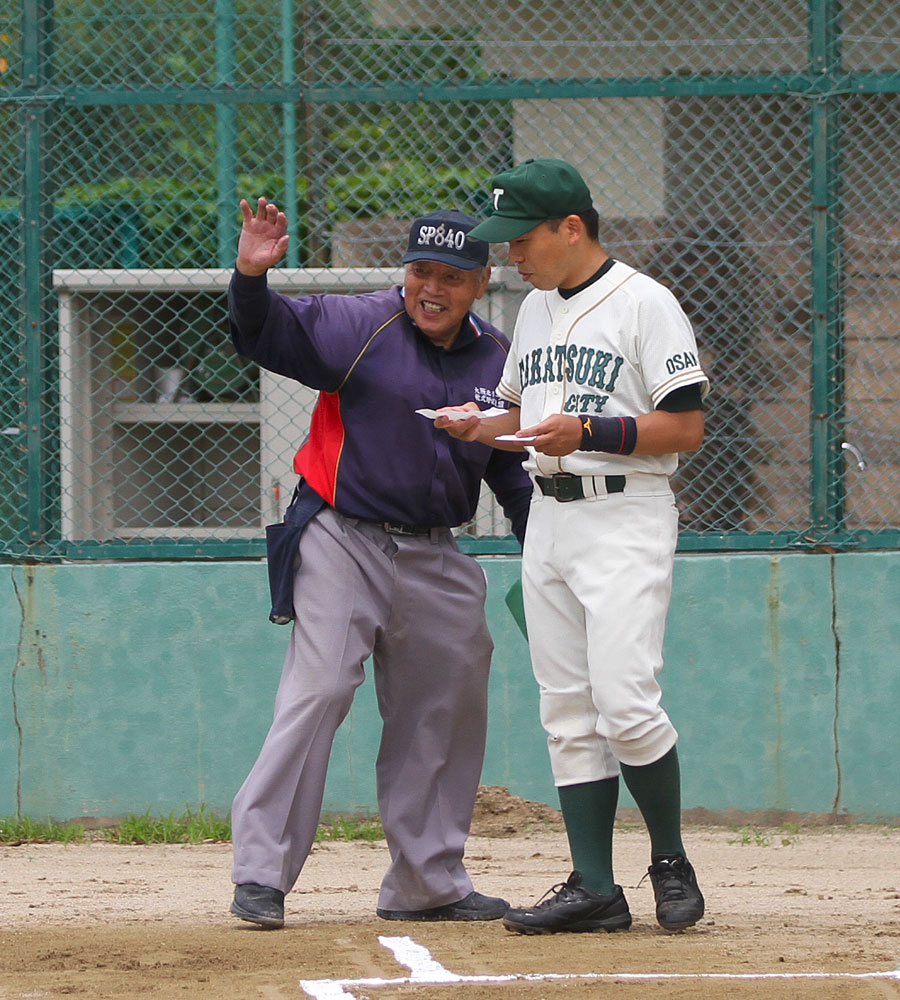 高槻市役所・草野球写真