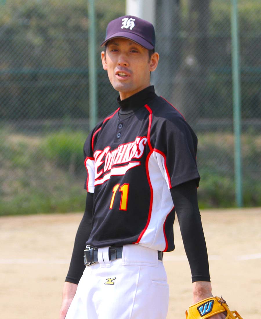 ホッチキス・野球写真