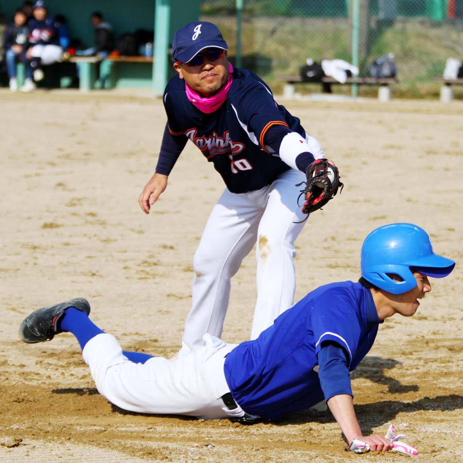 じゃりんこ・野球写真