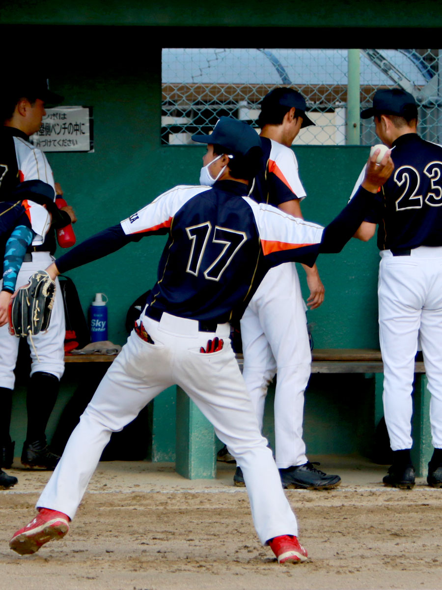 大阪モノレール・草野球写真