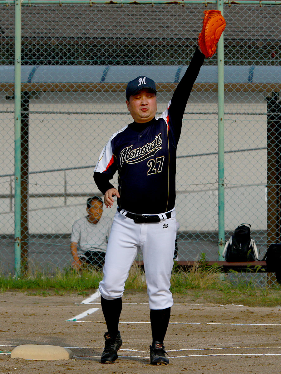 大阪モノレール・草野球写真