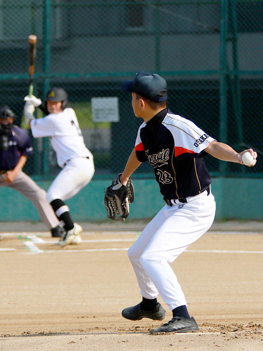 大阪モノレール・草野球写真