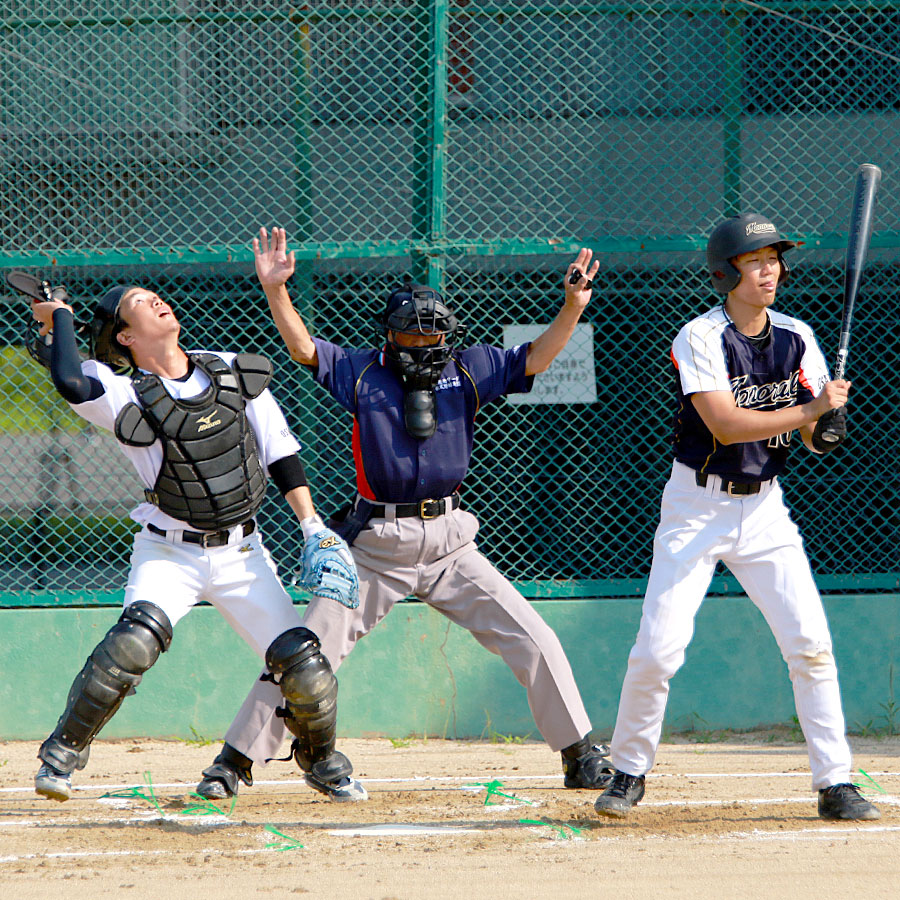 大阪モノレール・草野球写真